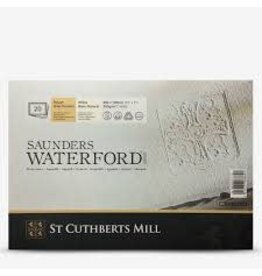 CLEARANCE St. Cuthberts Mill Saunders Waterford Watercolor Paper Block - 10x7-inch White 100% Cotton Watercolor Paper - 20 Sheets of 140lb Rough Watercolor Paper