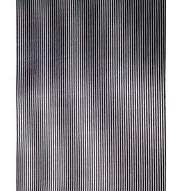AITOH Aitoh Indian Metallic Matte Silver Stripe on 13 Black, 22" x 30"