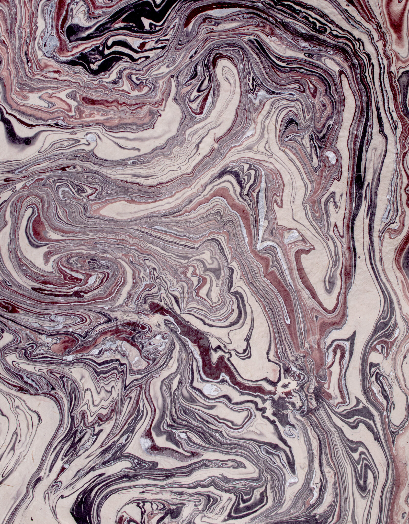 AITOH Aitoh Lokta Marble, Purple, Lilac, Silver, 19.5" x 29.5"