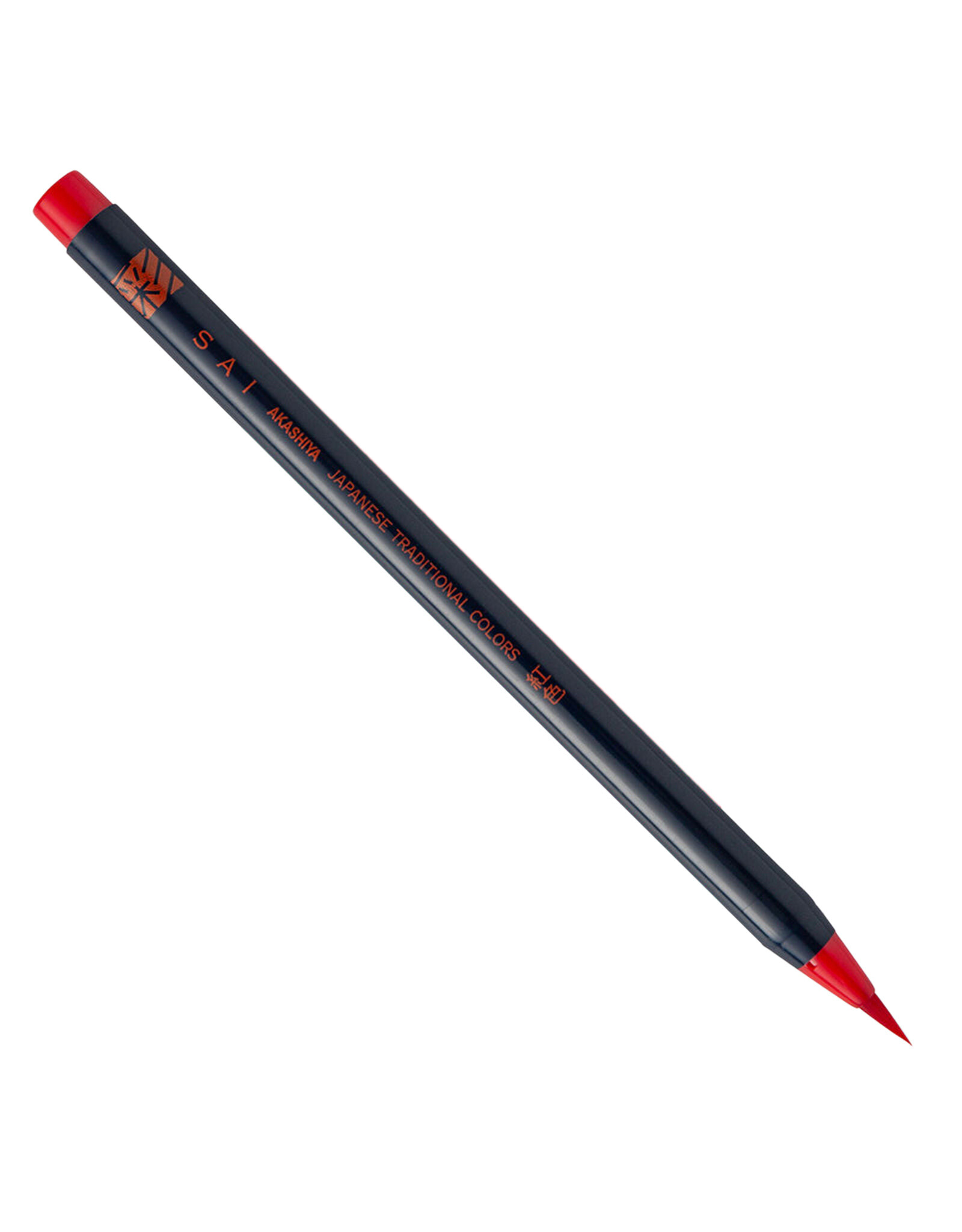 AITOH Akashiya Sai Watercolor Brush Pen, Rose Red