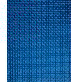 AITOH Aitoh Indian Metallic Royal Blue Cobblestone on 13 Black, 22" x 30"
