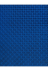 AITOH Aitoh Indian Metallic Royal Blue Insignia on 13 Black, 22" x 30"