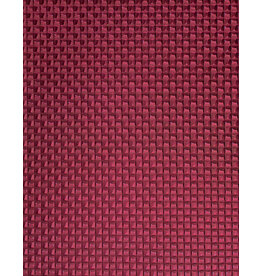 AITOH Aitoh Indian Metallic Maroon Cobblestone on 04 Hibiscus, 22" x 30"