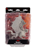 WIZKIDS D&D Nolzur`s Marvelous  Miniatures  Young Black Dragon