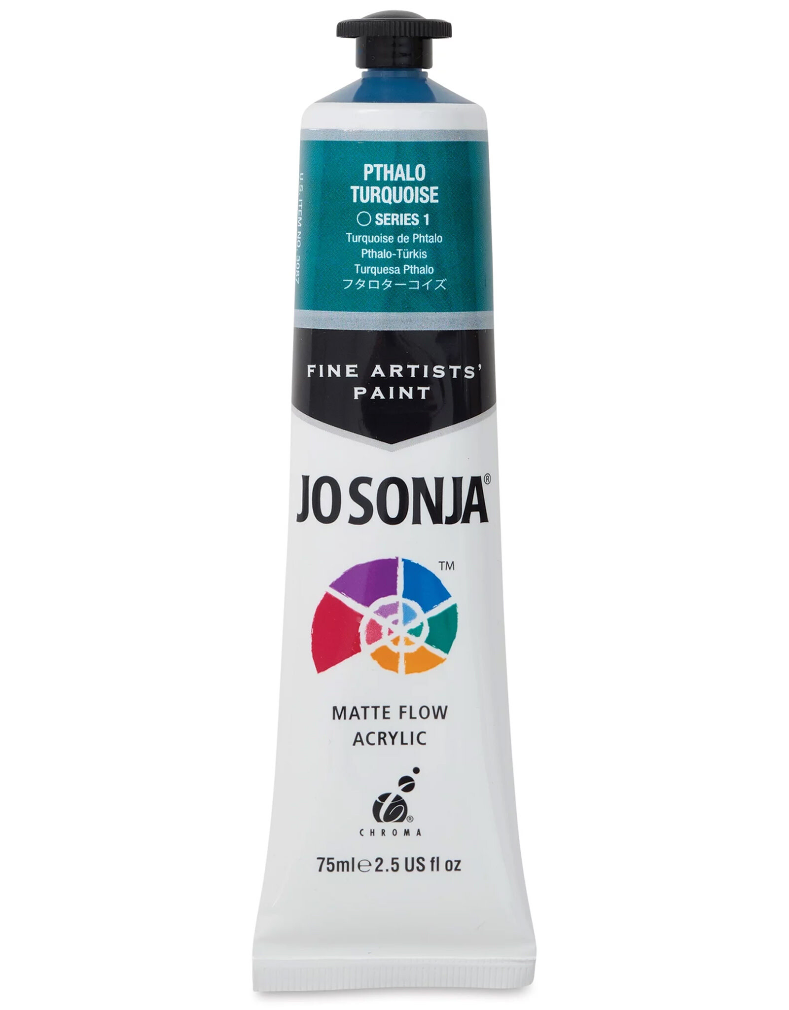 Jo Sonja Jo Sonja Acrylic Paint, Pthalo Turquoise 2.5oz