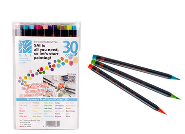 Akashiya Sei Watercolor Brush Pens & Sets