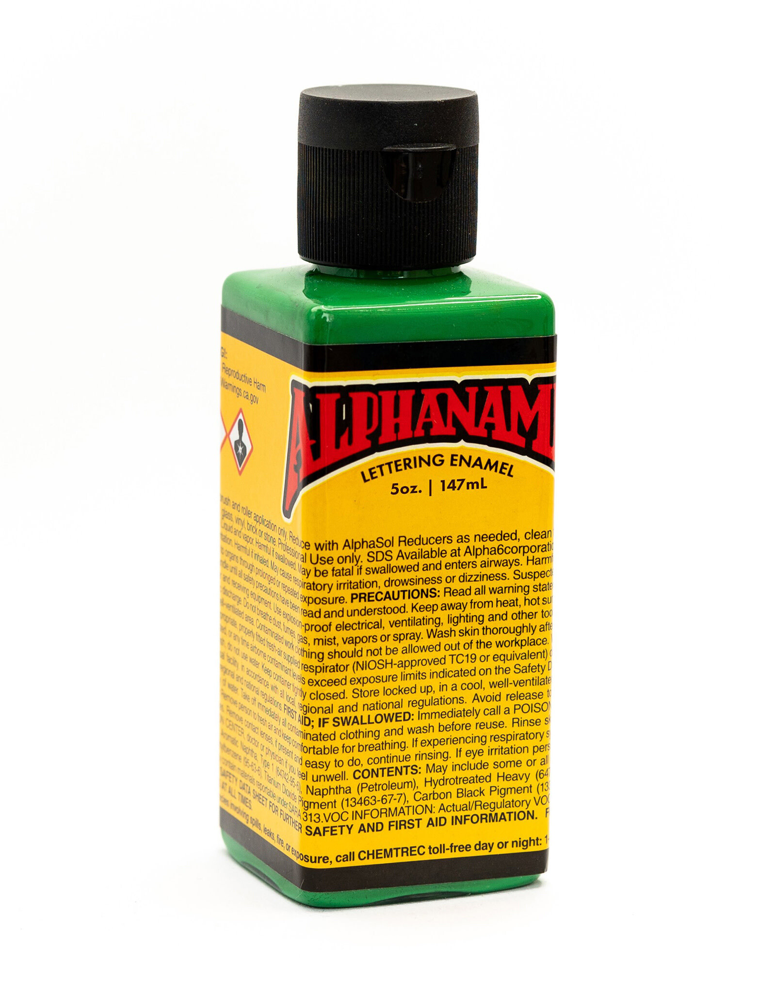 Alphanamel Alpha Green, 5oz Bottle