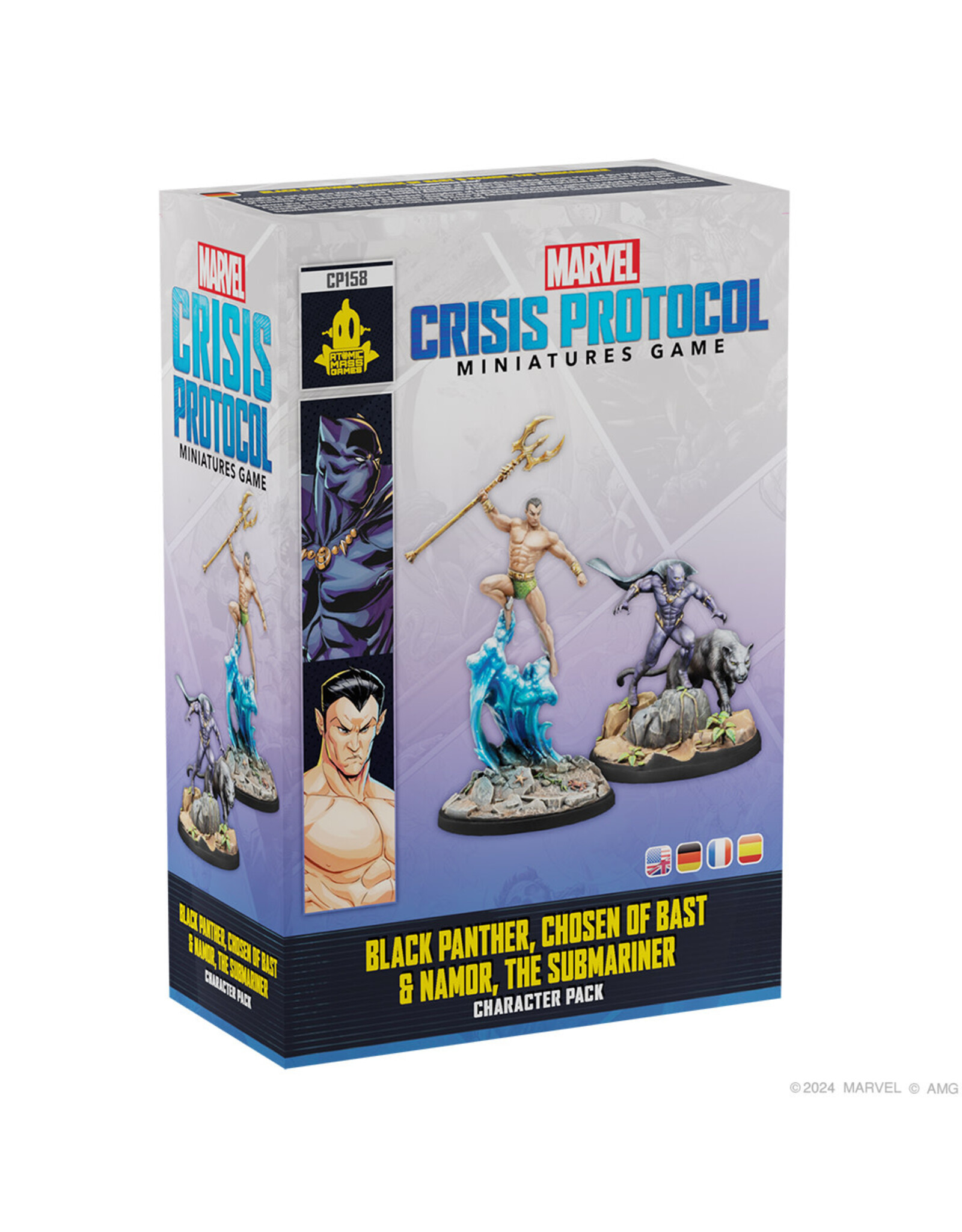 Marvel Crisis Protocol Marvel Crisis Protocol Black Panther, Chosen of Bast & Namor, the Submariner