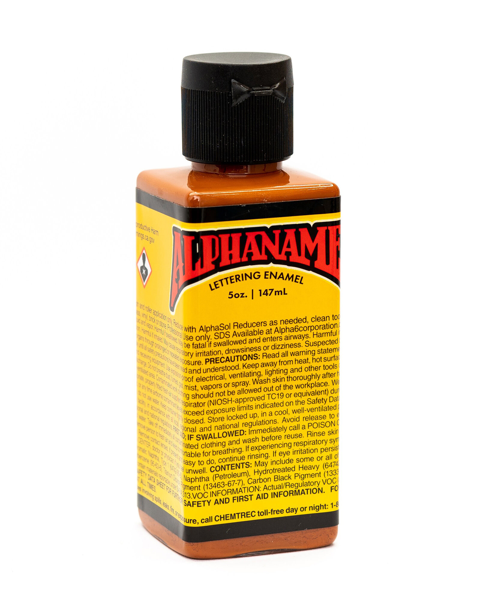 Alphanamel Burnt Orange, 5oz Bottle