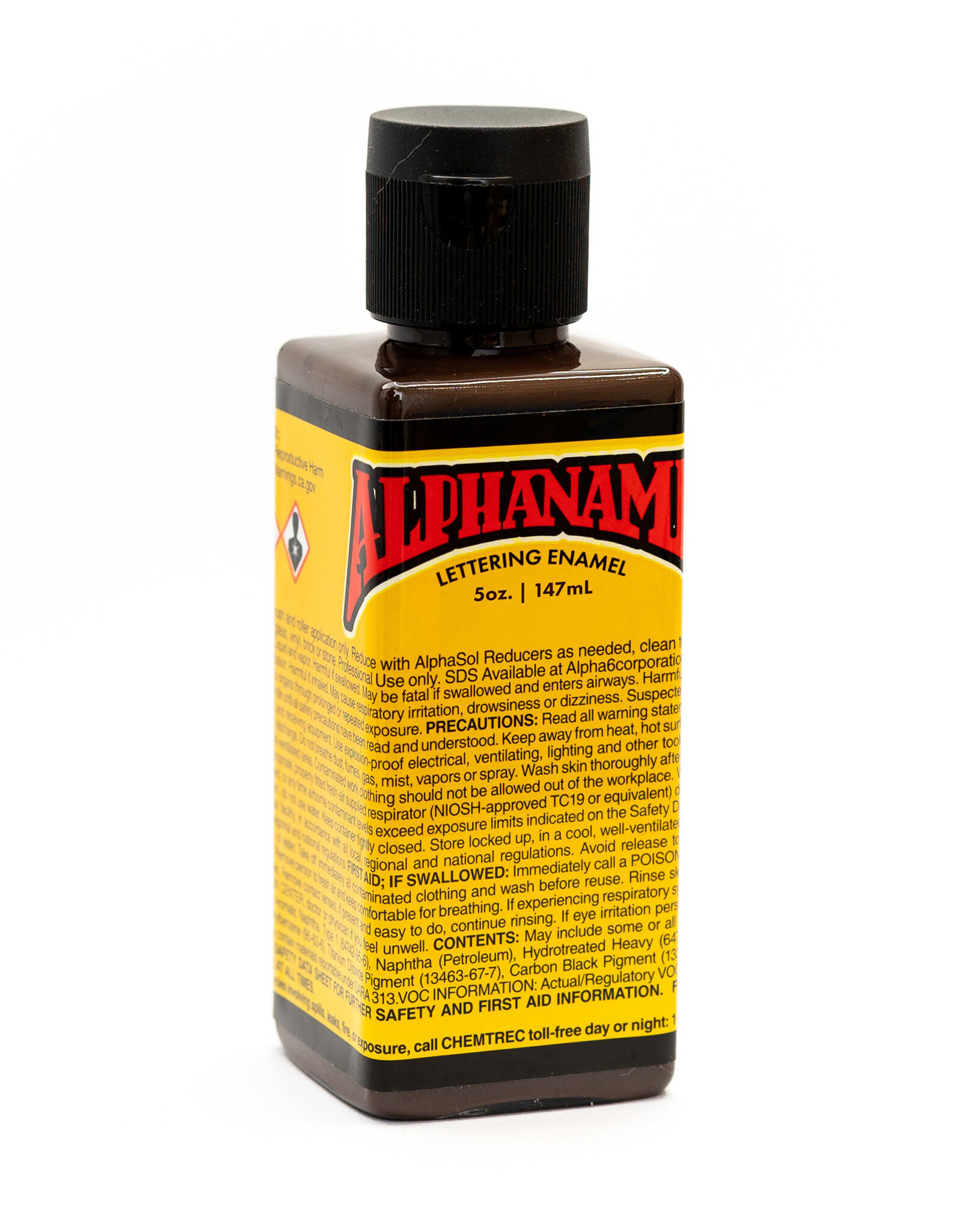 Alphanamel Medium Brown, 5oz Bottle