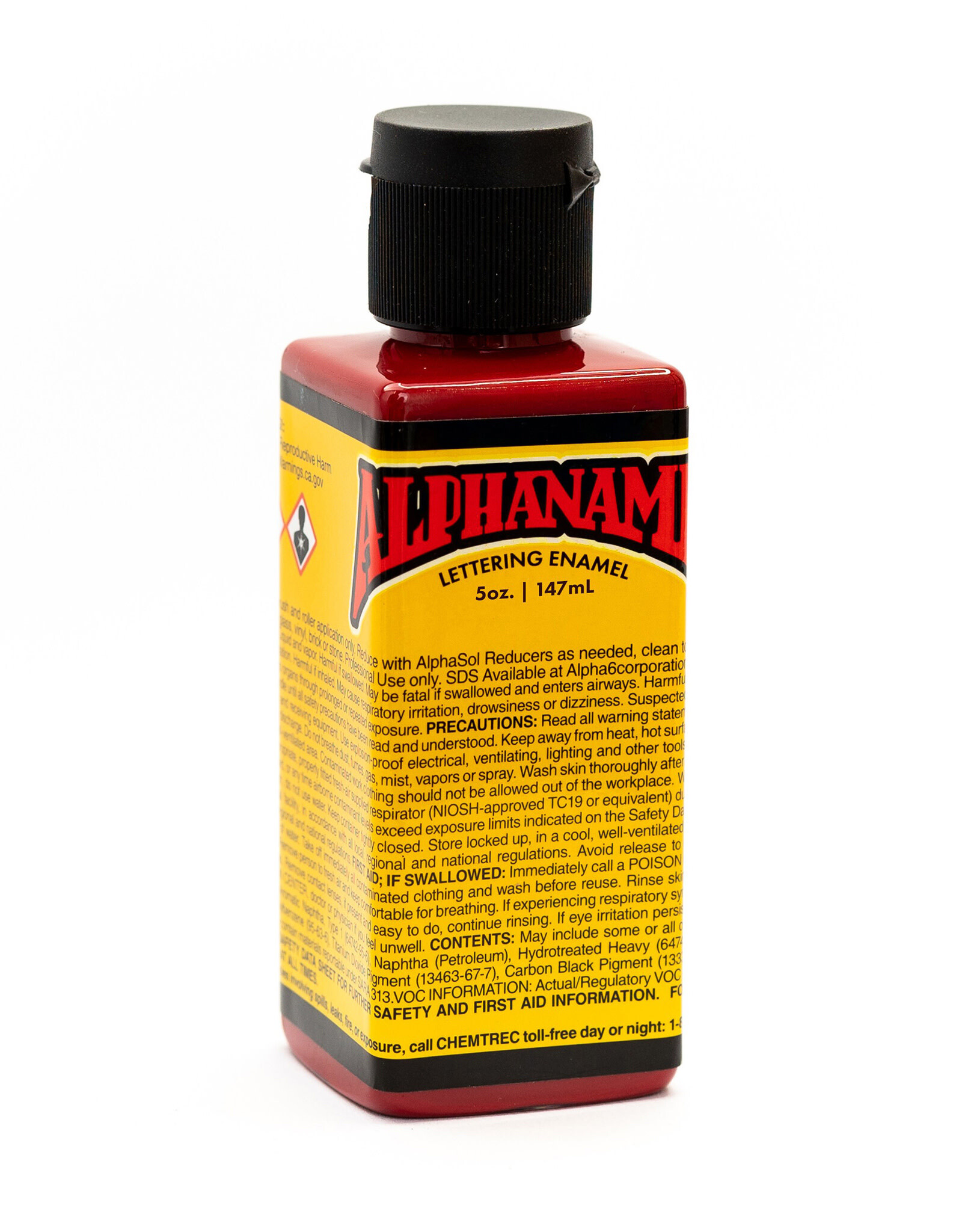 Alphanamel Dark Red, 5oz Bottle