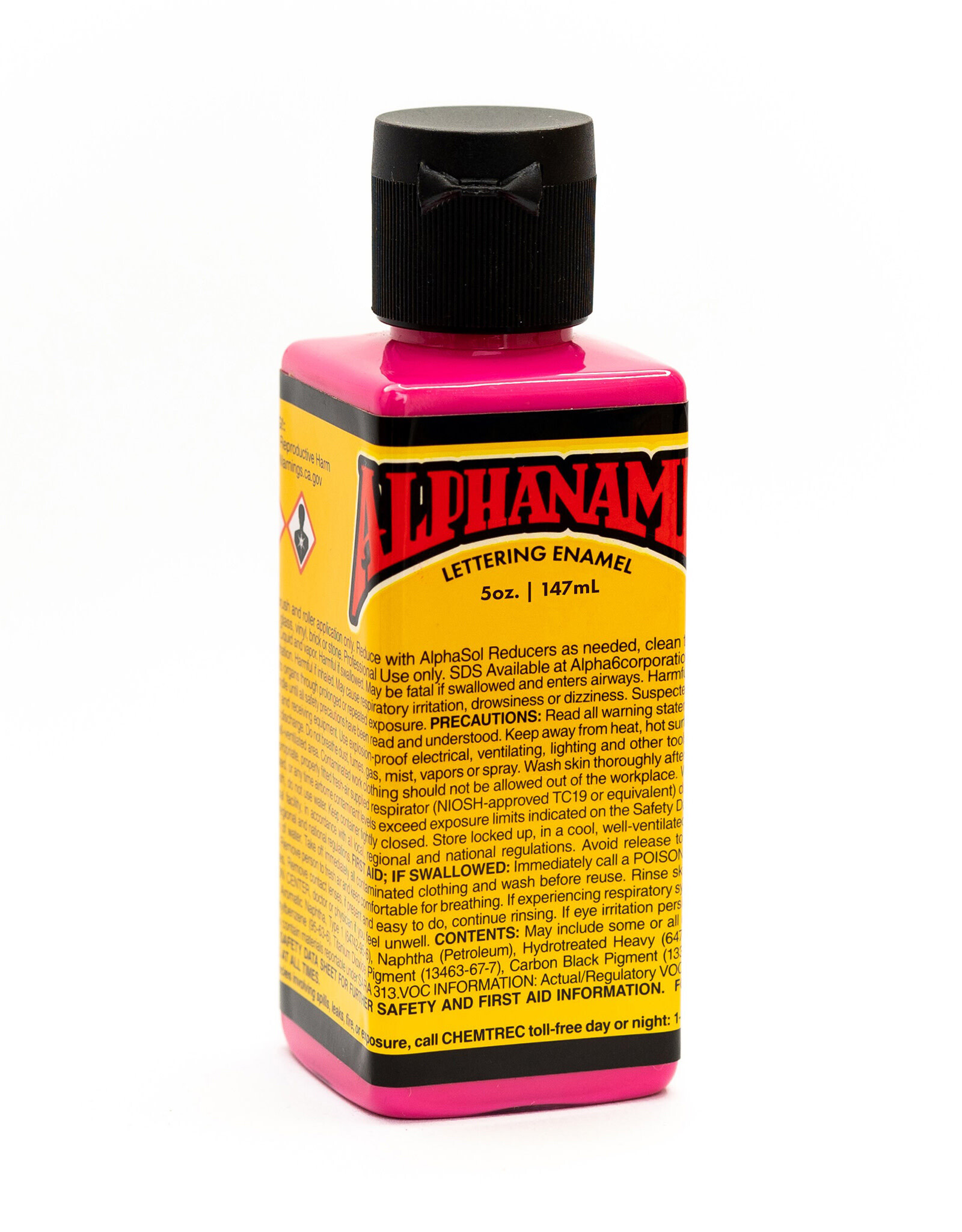 Alphanamel Hot Pink, 5oz Bottle