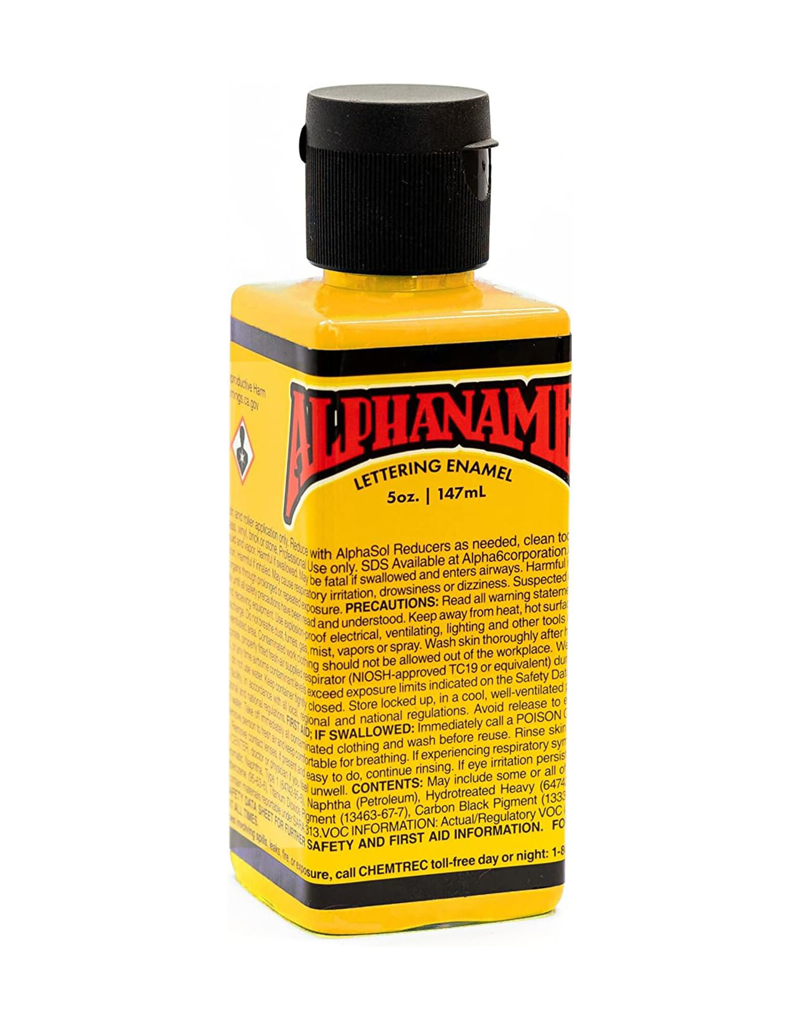 Alphanamel Dark Yellow, 5oz Bottle