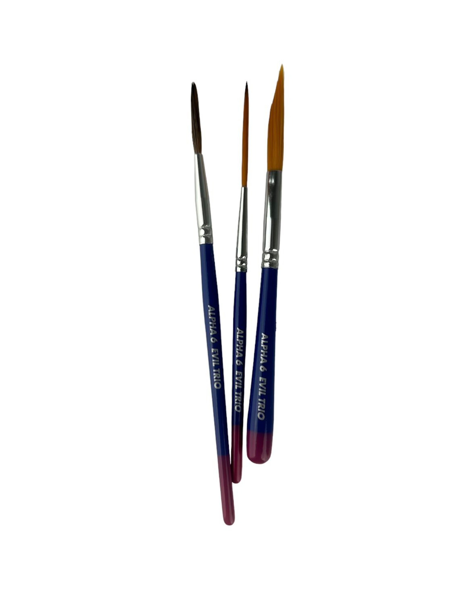 Evil Trio Pinstriping/Lettering Brush Set
