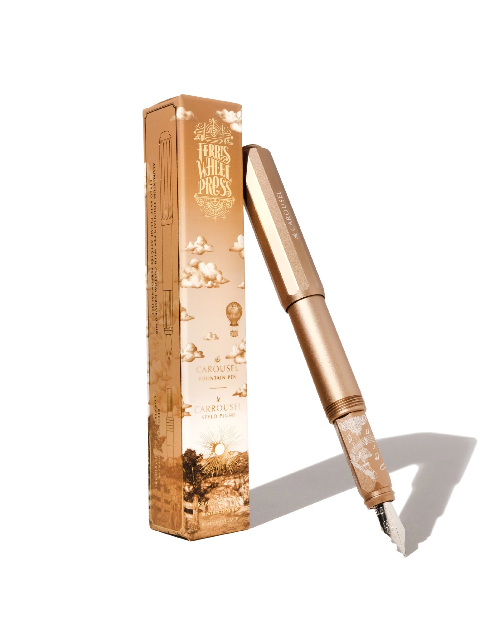 Ferris Wheel Press Carousel Fountain Pen - Terracotta Canyon (F)
