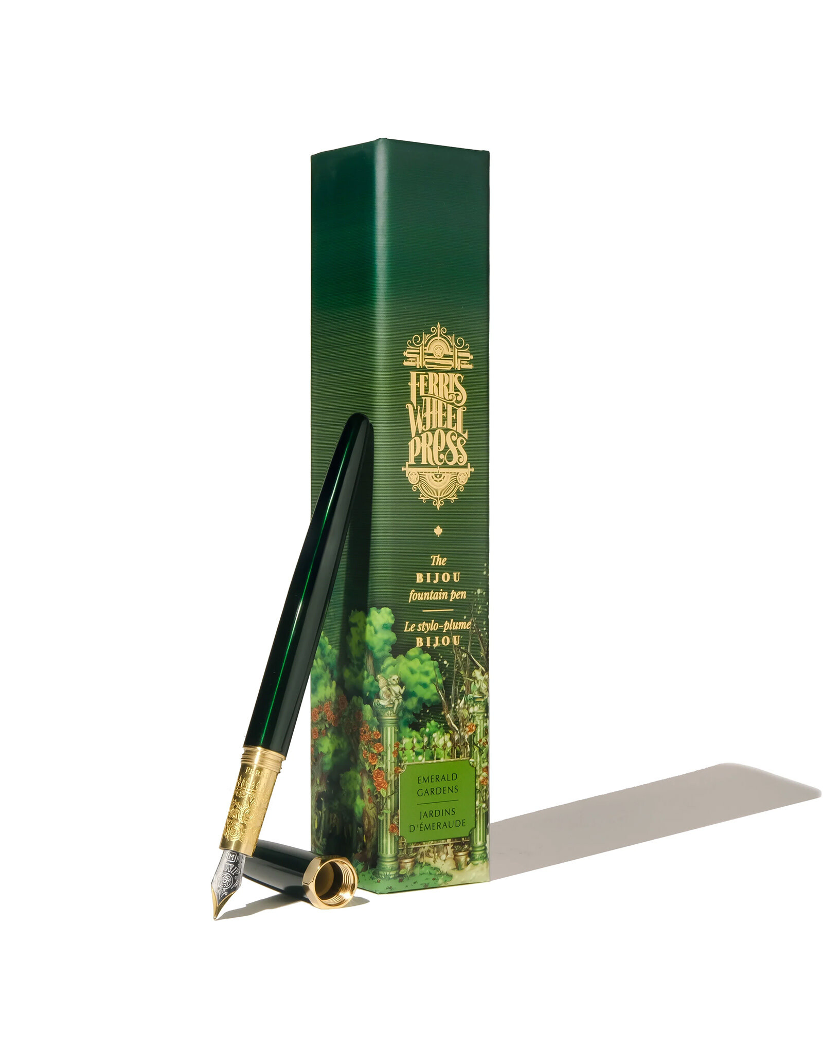 Ferris Wheel Press Bijou Fountain Pen, Emerald Gardens (F)