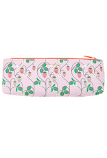 CLEARANCE Rico Design Pencil Case, Strawberries on Pink