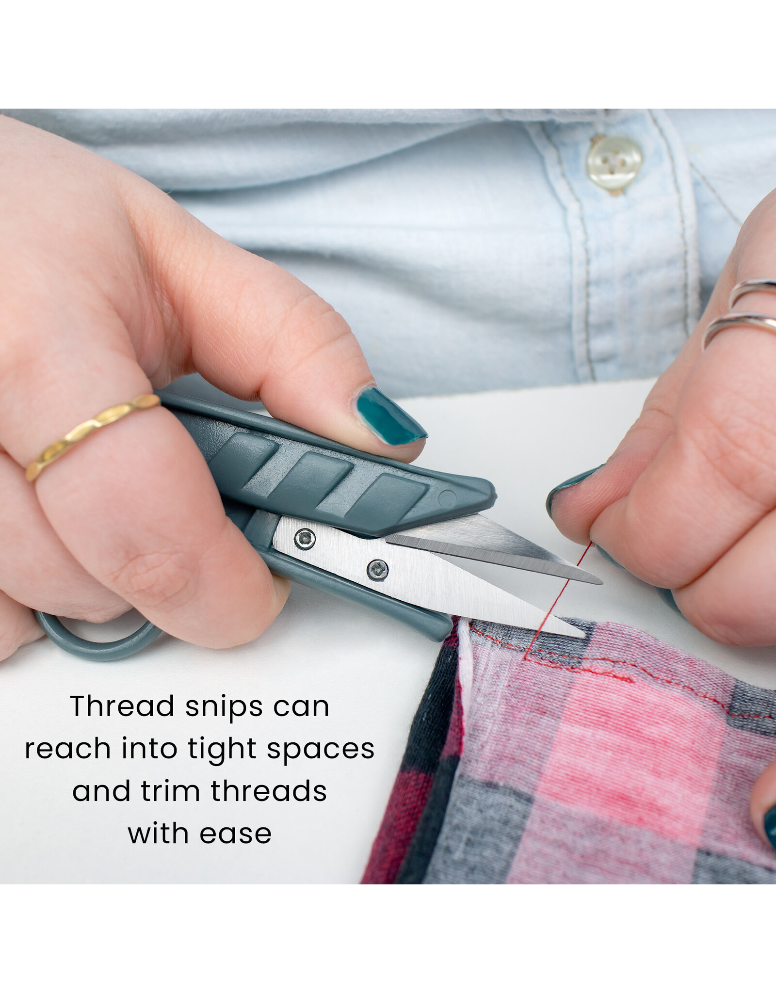 W.A. Portman WA Portman 3-Piece Fabric Scissors Set – 9.25" Dressmaker Shears, 7" Sewing Scissors for Fabric Cutting & 4.75" Thread Snipper