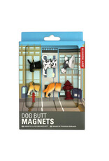 Kikkerland Kikkerland Dog Butt Magnets, Set Of 6