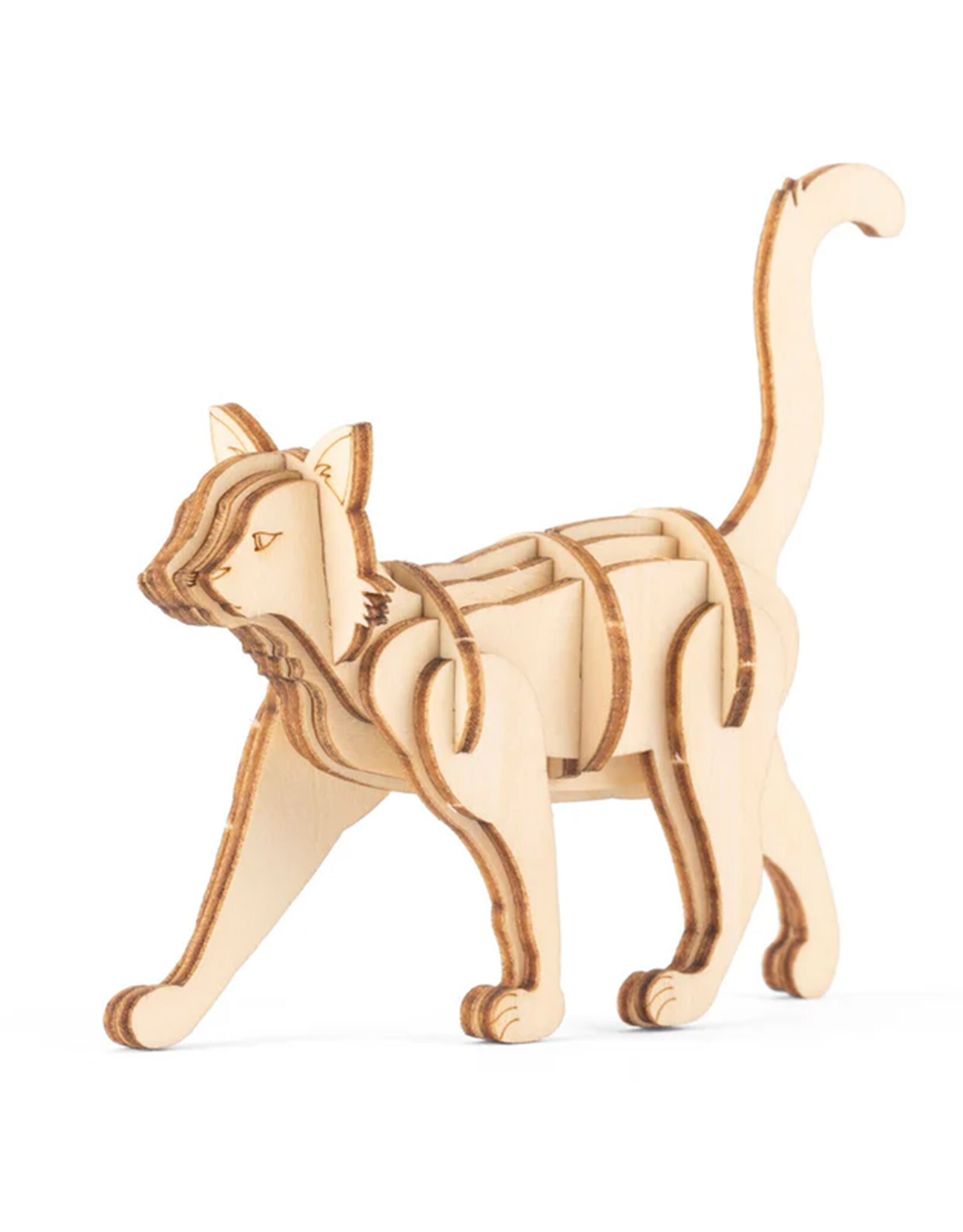 Kikkerland Kikkerland Cat 3D Wooden Puzzle