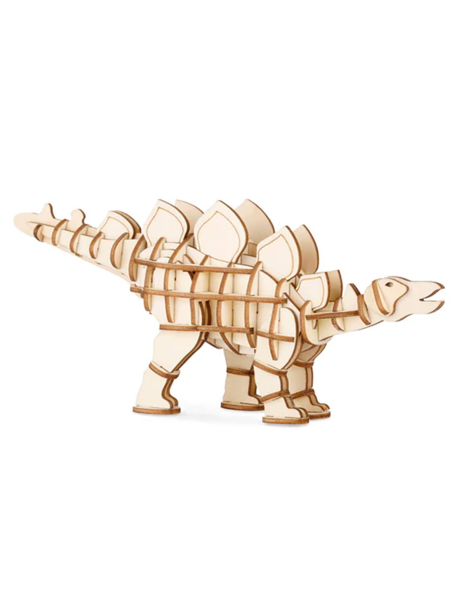 Kikkerland Kikkerland Stegosaurus 3D Wooden Puzzle