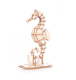 Kikkerland Kikkerland Seahorse 3D Wooden Puzzle