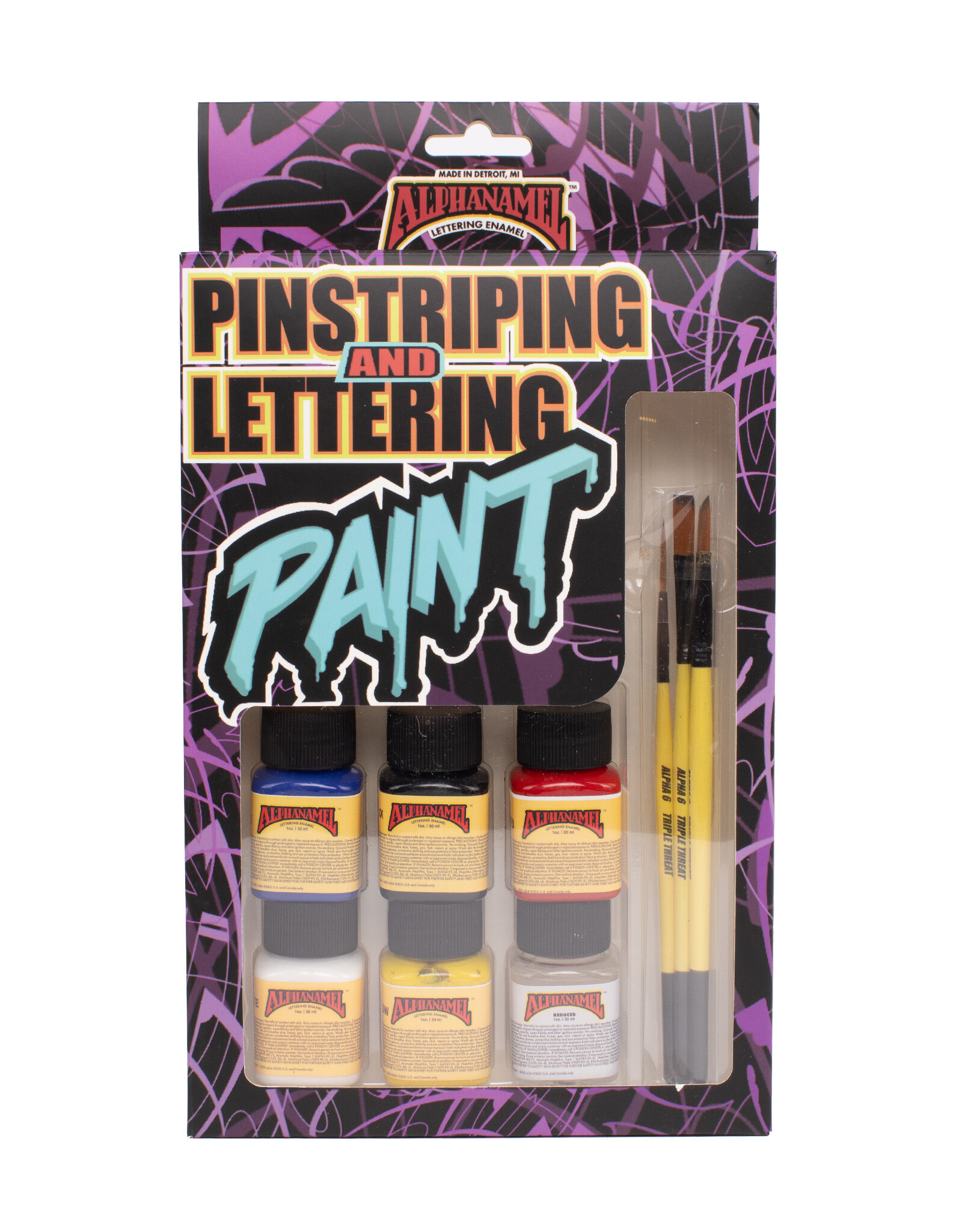 Alphanamel Primary Pinstriping & Lettering Pack