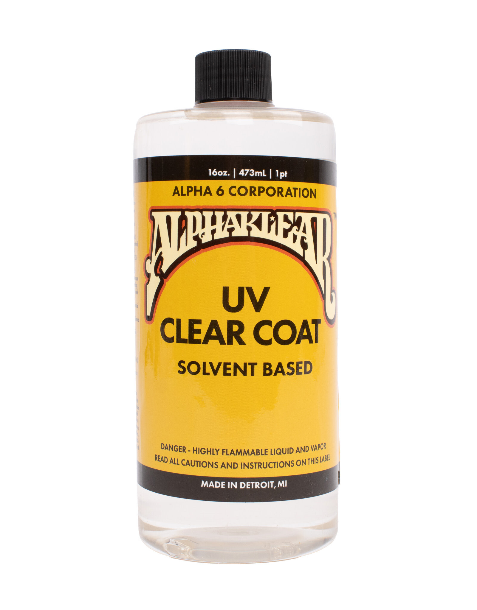 AlphaKlear Solvent UV Clear Coat, 16oz Can