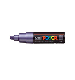 POSCA Uni POSCA Paint Marker, Broad Chisel, Metallic Violet
