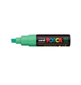 POSCA Uni POSCA Paint Marker, Broad Chisel, Fluorescent Green