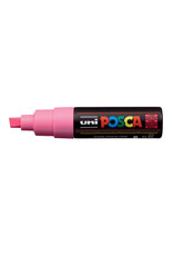 POSCA Uni POSCA Paint Marker, Broad Chisel, Fluorescent Pink