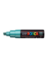 POSCA Uni POSCA Paint Marker, Broad Chisel, Metallic Green