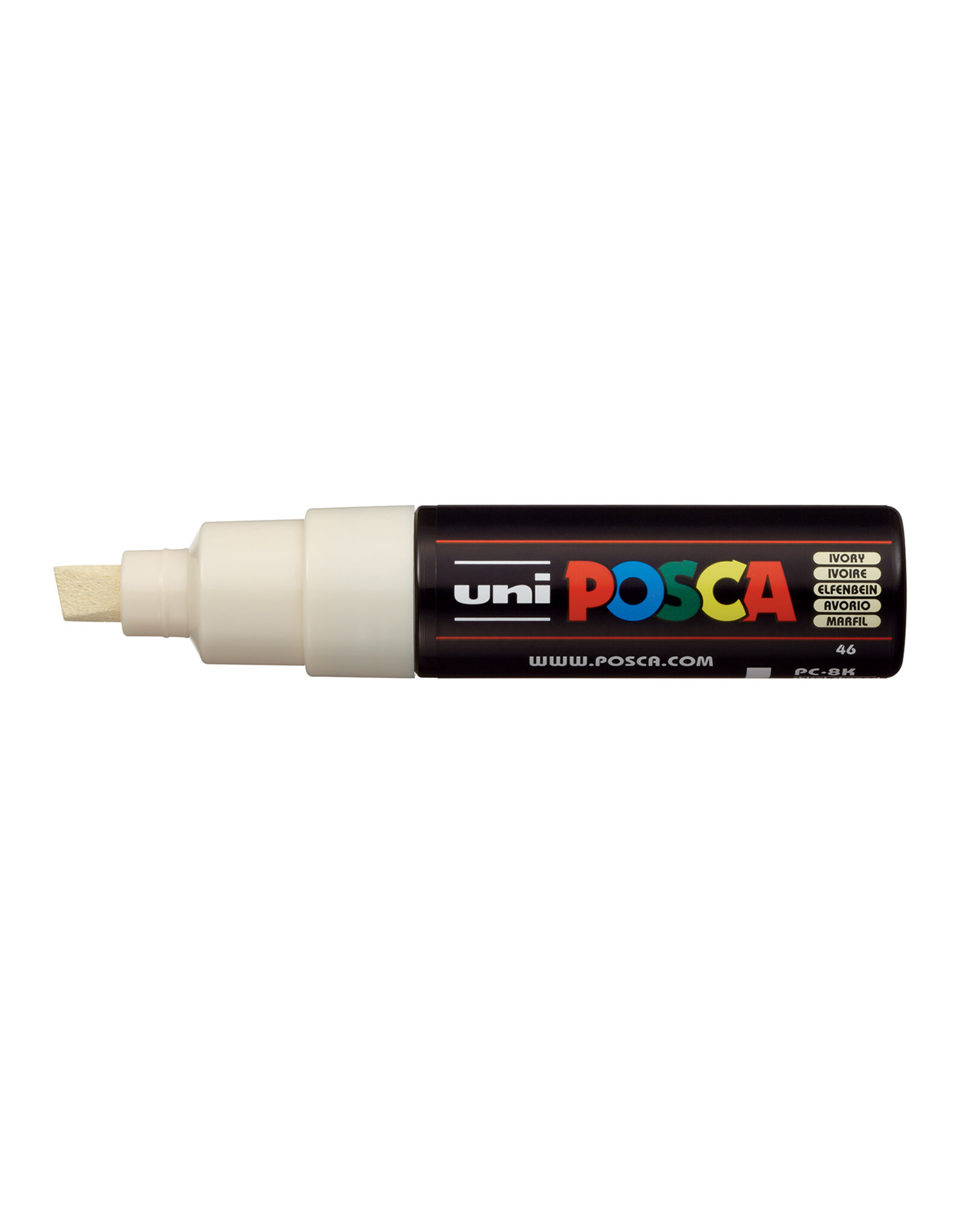 POSCA Uni POSCA Paint Marker, Broad Chisel, Ivory