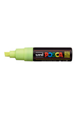 POSCA Uni POSCA Paint Marker, Broad Chisel, Fluorescent Yellow