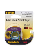 Scotch Scotch Low Tack Artist Tape, 3/4" x 10 yd