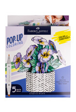 FABER-CASTELL Faber-Castell Pop Up Coloring Plants, Potted Pansy