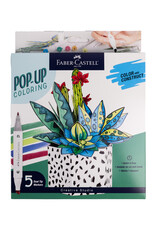 FABER-CASTELL Faber-Castell Pop Up Coloring Plants, Succulents