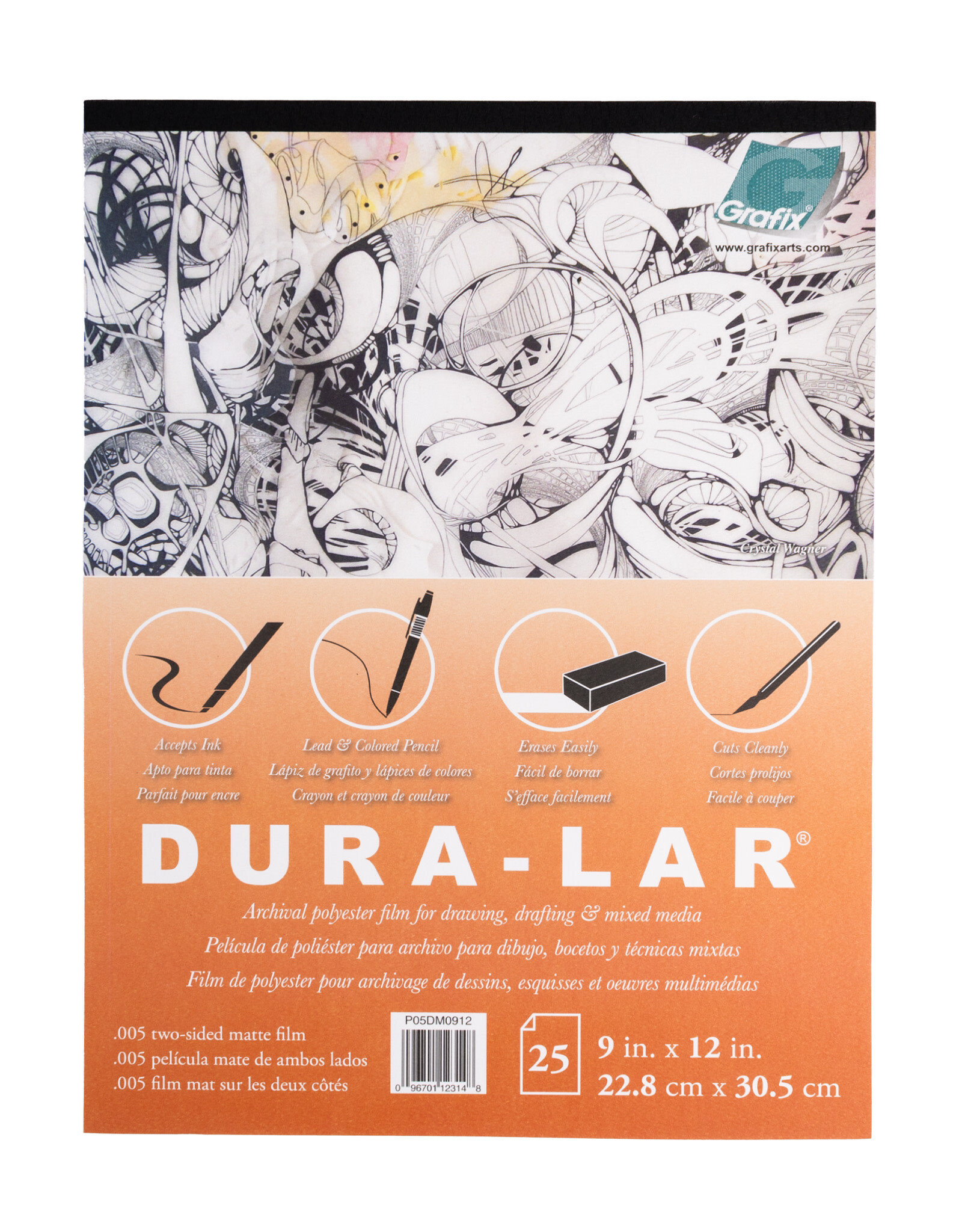 Matte Dura-Lar, 9" x 12" Pad, .005