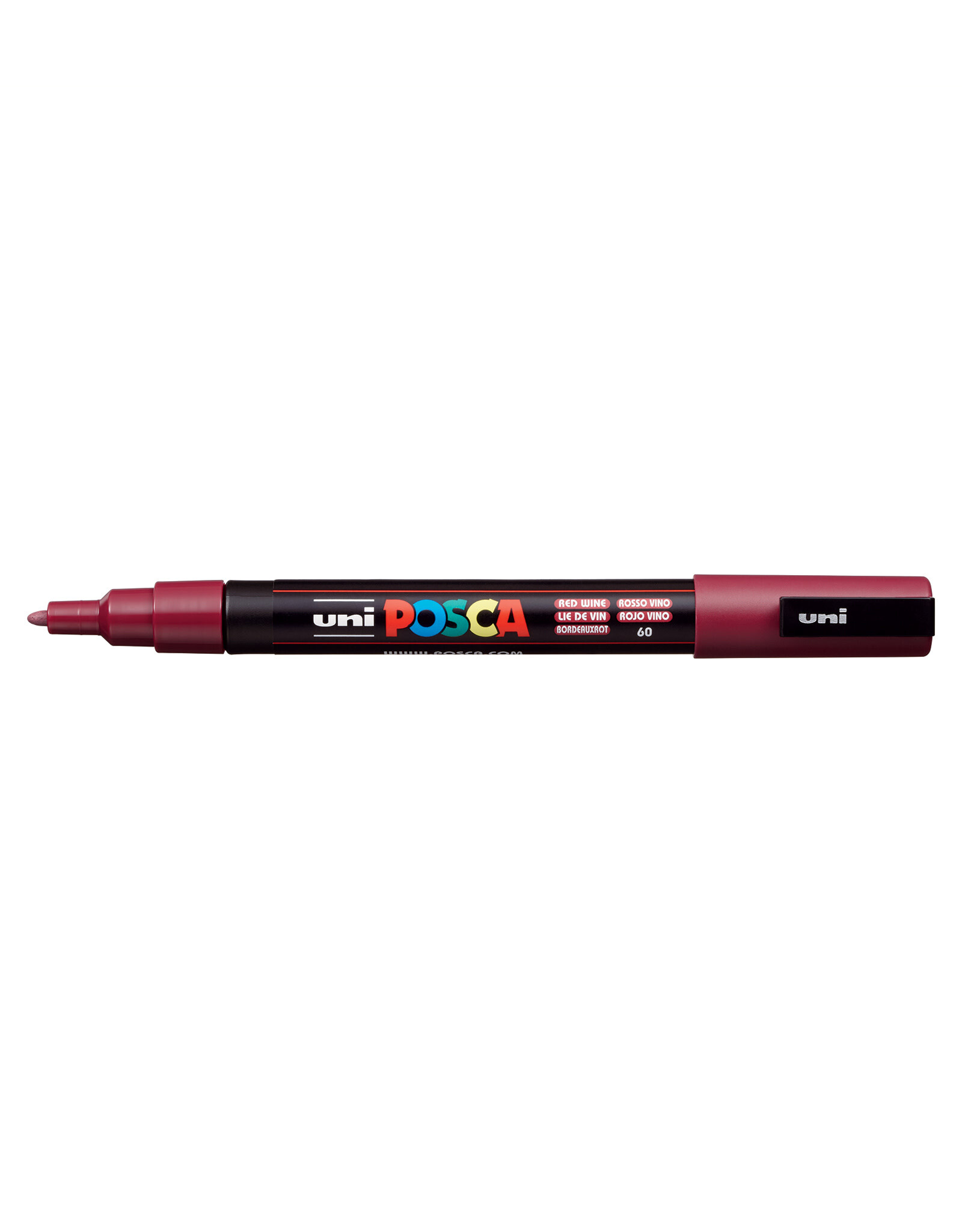 POSCA Uni POSCA Paint Marker, Fine, Red Wine