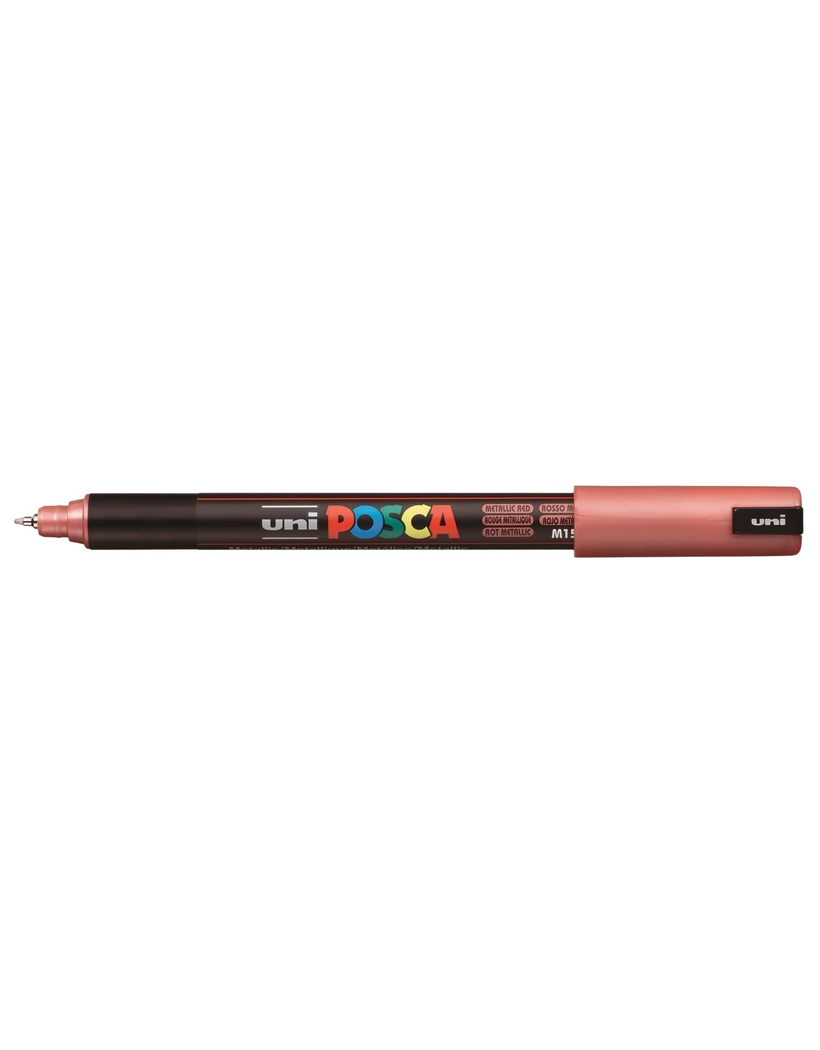 POSCA Uni POSCA Paint Marker, Extra Fine Metal Tip, Metallic Red