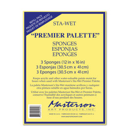 Sta-Wet Premier Sponge Refill 3 Pack, 12 x 16"