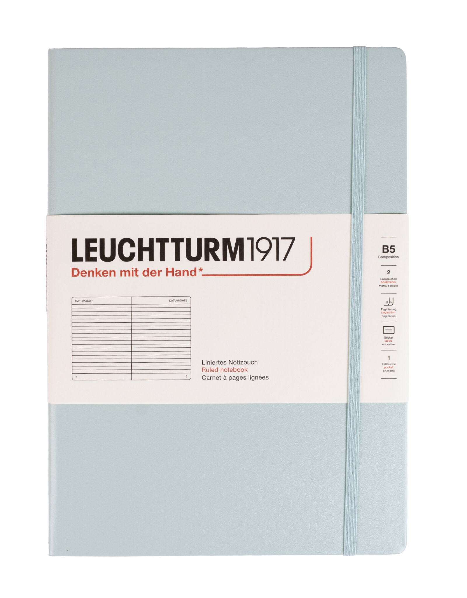 LEUCHTTURM1917 LEUCHTTURM1917 Notebook Classic, Mint Green, B5, Ruled