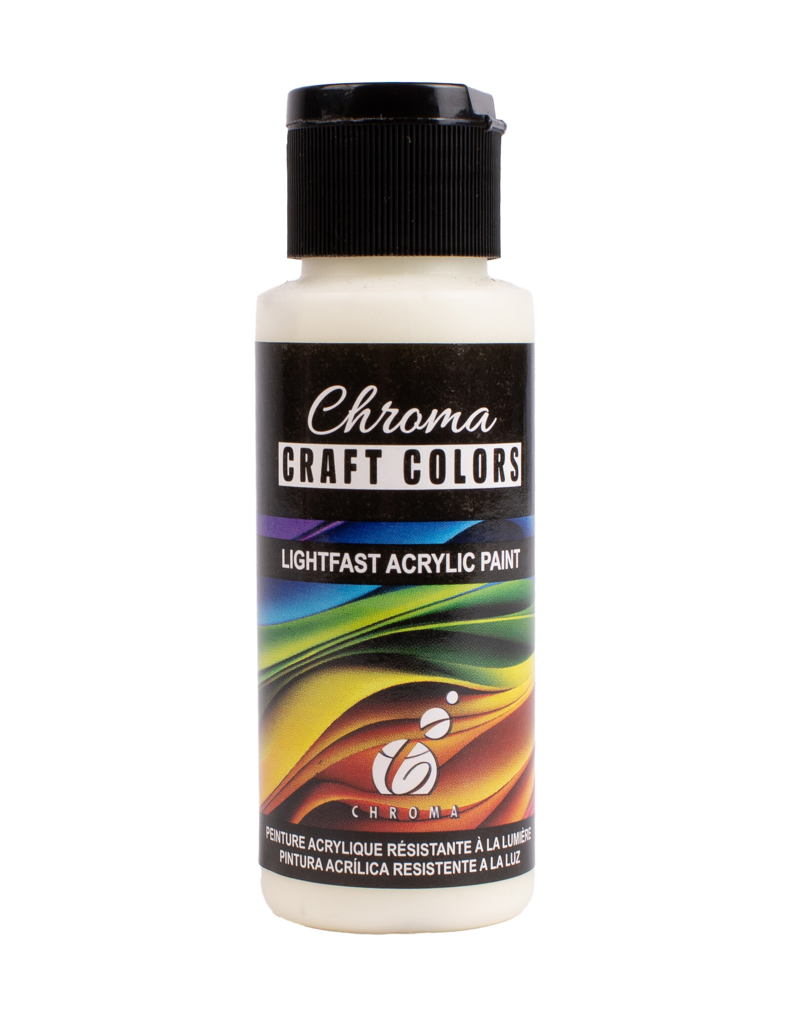 Chroma Chroma Craft Colors, Cosmic Glow (Glow in the Dark), 2oz