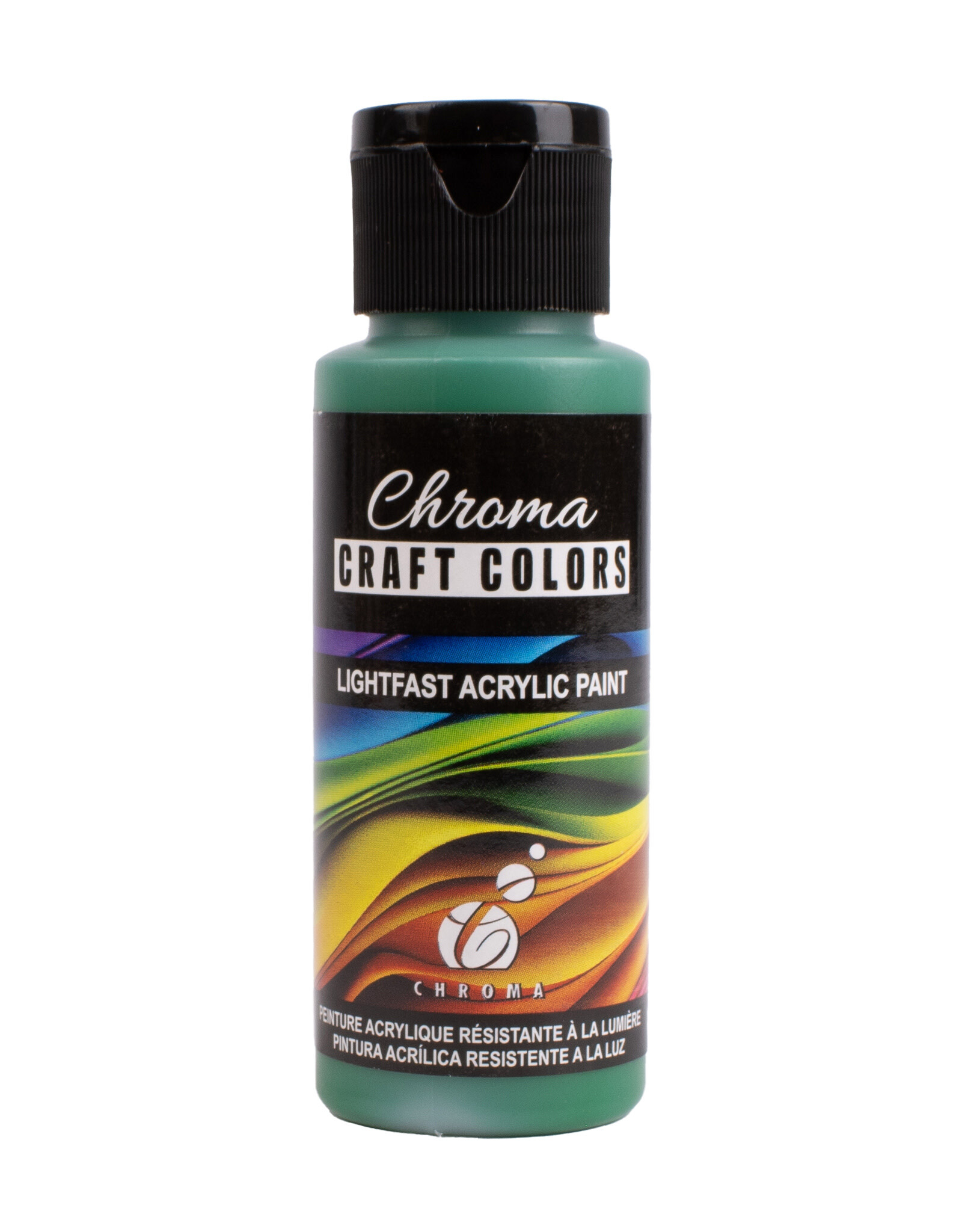 Chroma Chroma Craft Colors, Green with Envy, 2oz