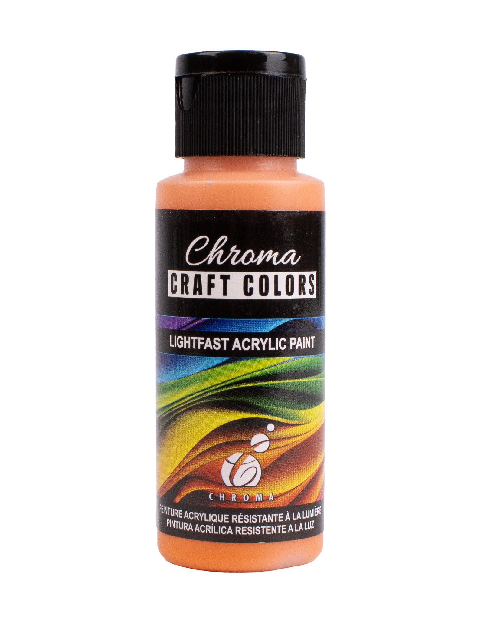 Chroma Chroma Craft Colors, Mandarin Orange, 2oz