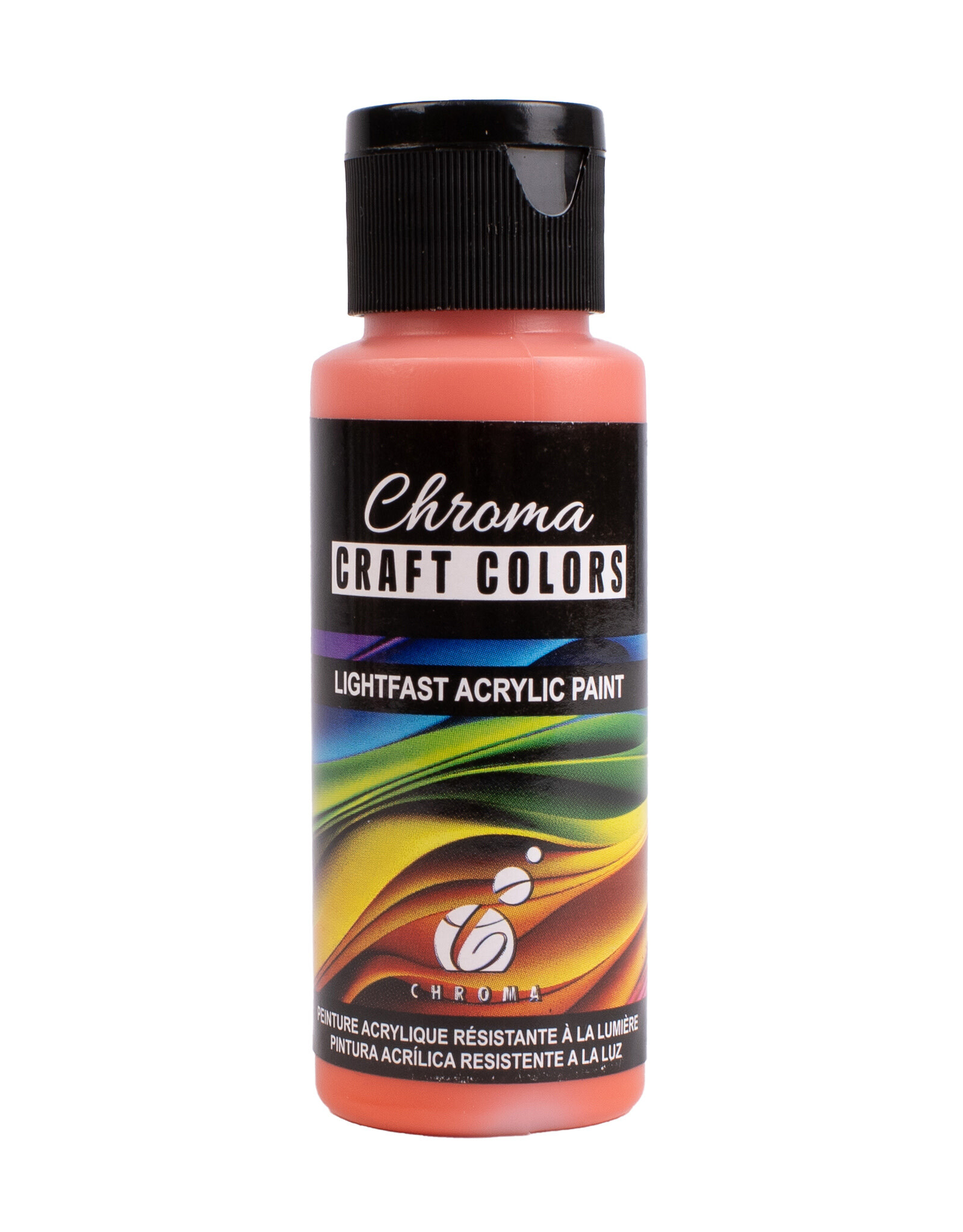 Chroma Chroma Craft Colors, Papaya, 2oz