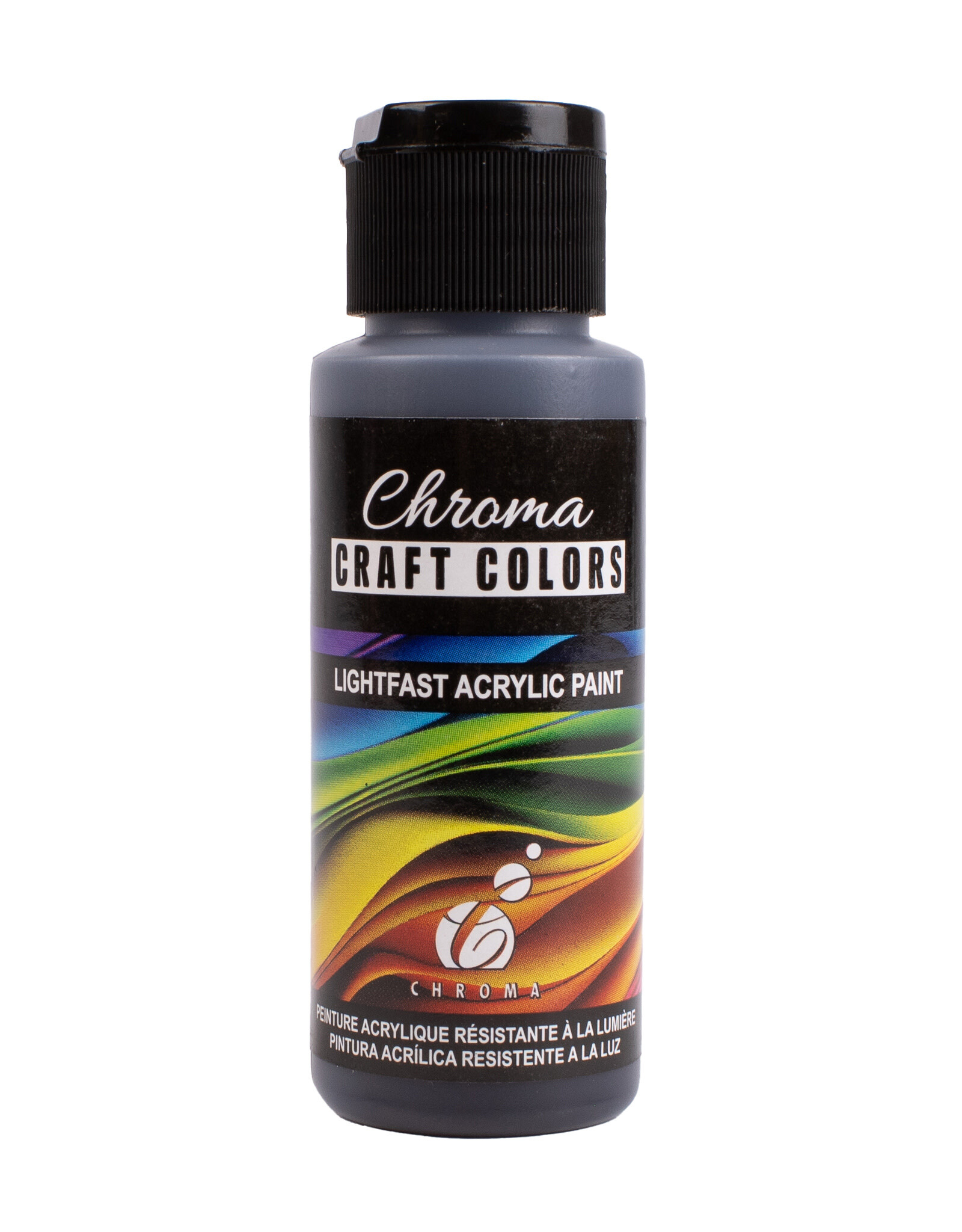 Chroma Chroma Craft Colors, Raven, 2oz