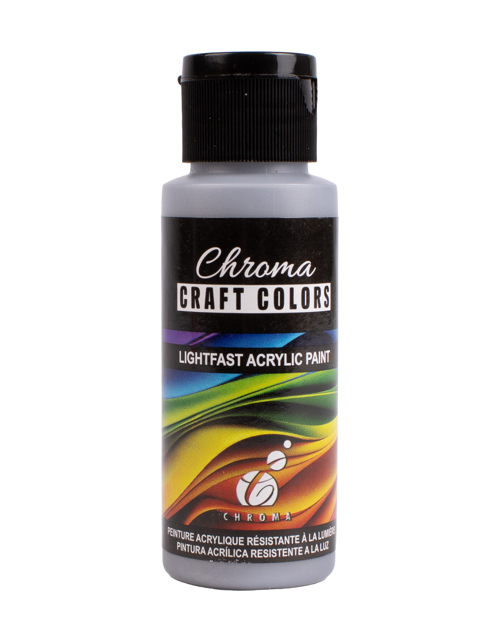 Chroma Chroma Craft Colors, Silver Moon Dust (Metallic), 2oz