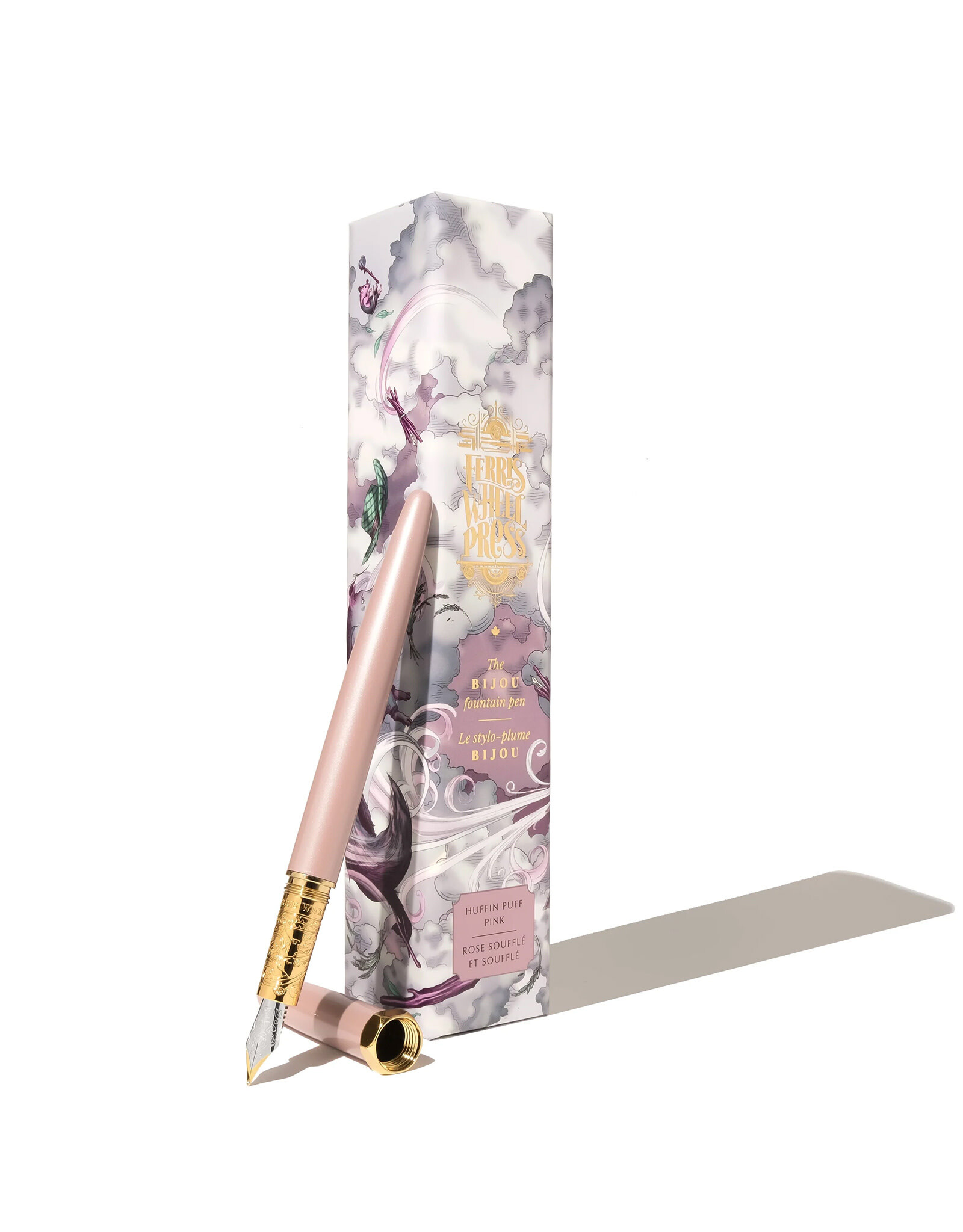 Ferris Wheel Press Bijou Fountain Pen, Huffin Puffin Pink (F)