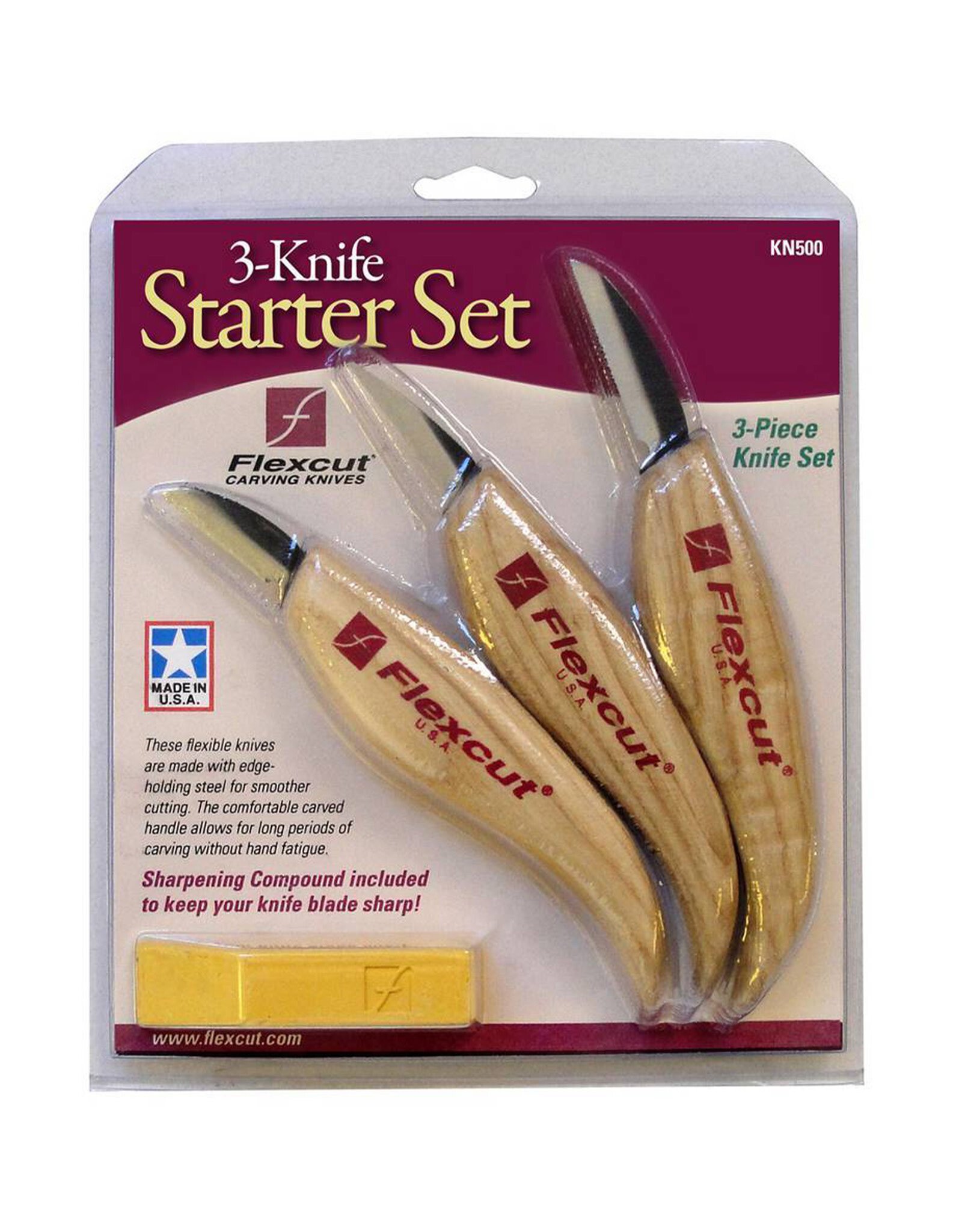 Flexcut 3-Knife Starter Set